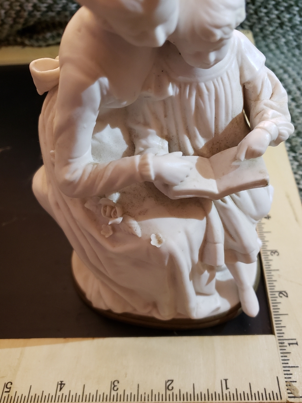 Vintage Goebel Irene Spencer "Hug Me" Bisque Porcelain Mother & Child Lamp Base - Picture 16 of 16